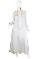 1960s Phenomenal Roger Freres Silk Opera Coat