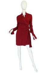 Recent Red Diane Von Furstenberg Wrap Dress