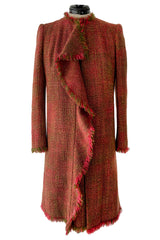 Fall 2000 Chanel by Karl Lagerfeld Haute Couture Runway Look 17 Sleeveless Dress & Coat