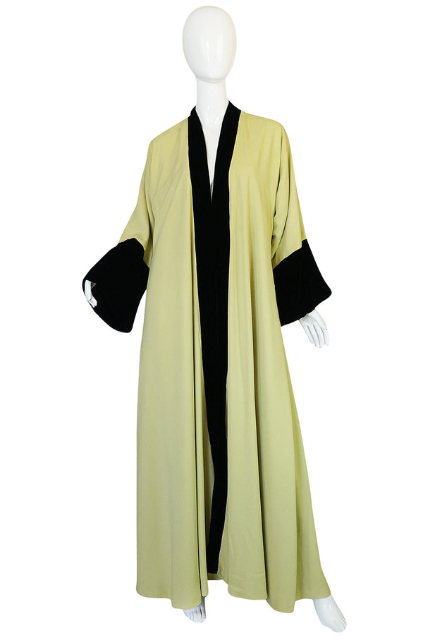 Documented 1950s Yma Sumac's Sophie Gimbel Silk Evening Coat Robe