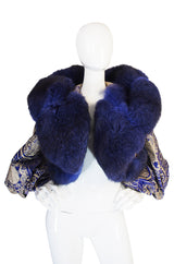 Rare 1989 Fur & Silk Gianfranco Ferre Couture Jacket