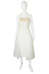 1950s Emma Domb Chiffon Net Dress
