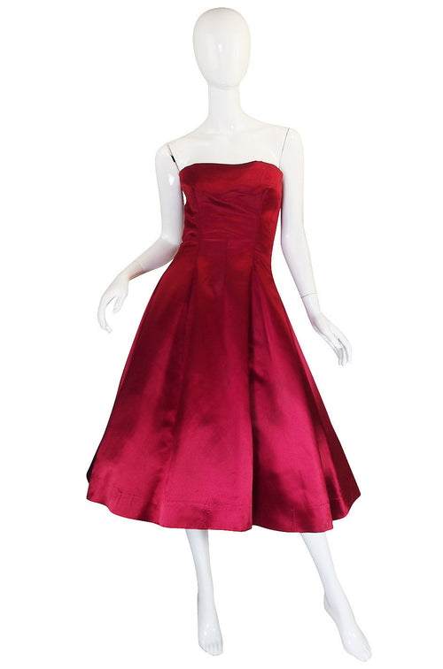 1950s Numbered Christian Dior London Cocktail Dress