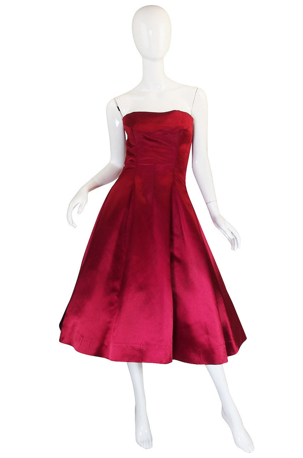 1950s Numbered Christian Dior London Cocktail Dress