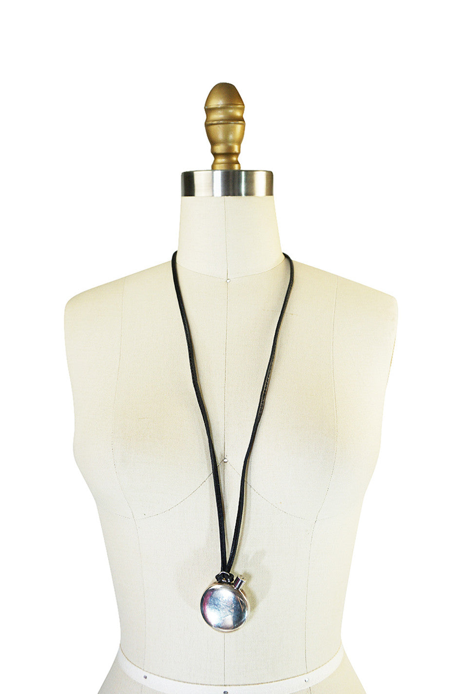 Hermes Silver 925 Perfume Bottle Pendant Necklace – Shrimpton Couture