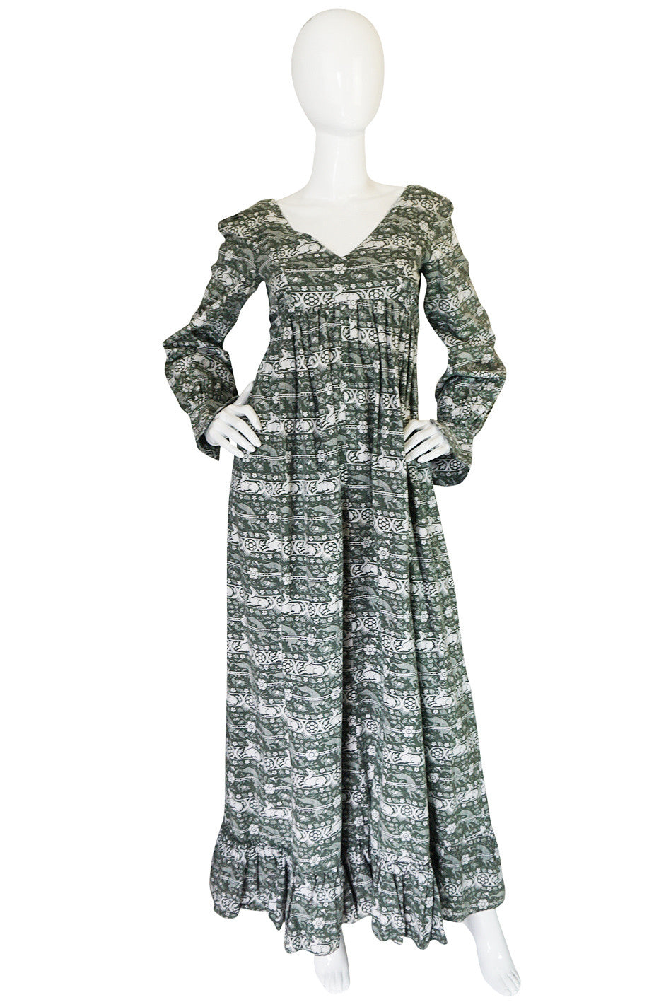 chinese dress ladies Incredible Rare Early 70s Laura Ashley Cotton Prairie Dress – The Pansy  Garden