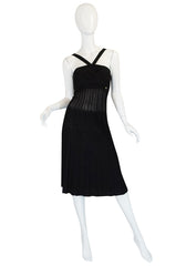 2008C Chanel Resort Runway Knit Bandage Halter Top Dress