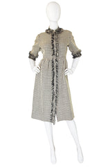 1970s Geoffrey Beene Chic Boucle Dress