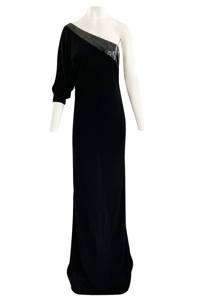 gucci one shoulder mini dress One-Shoulder Mini Dress