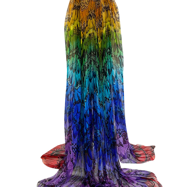 Spring 2008 Alexander McQueen Iconic Strapless Silk Chiffon