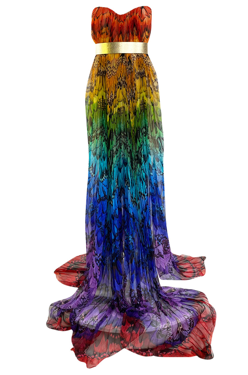 Alexander mcqueen bird dress sale
