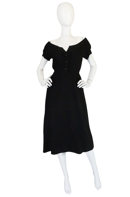 Exceptional 1950s Haute Couture Maggy Rouff Dress