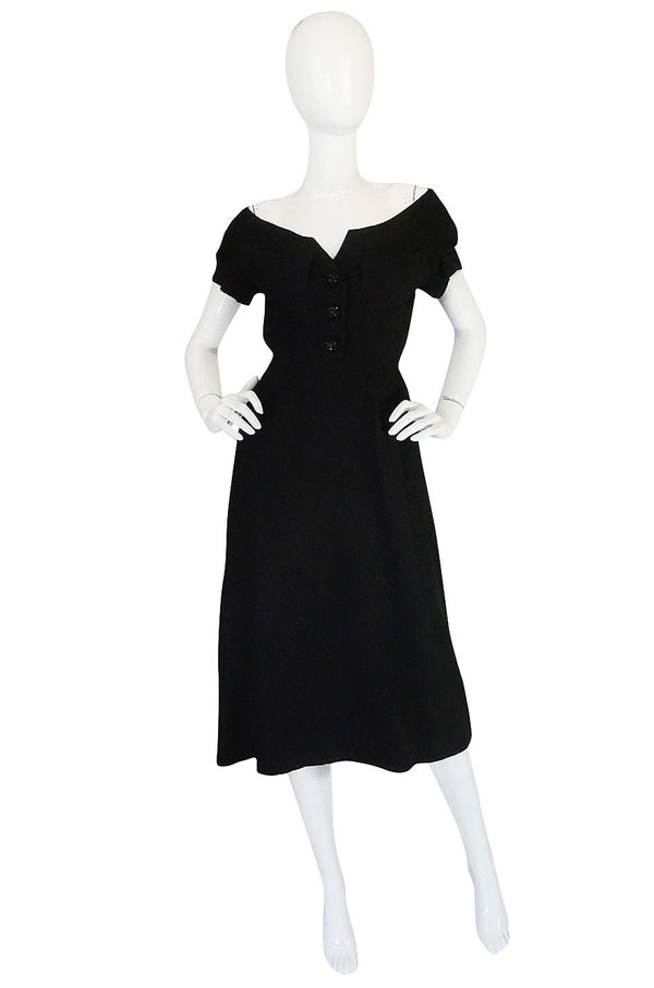 Exceptional 1950s Haute Couture Maggy Rouff Dress