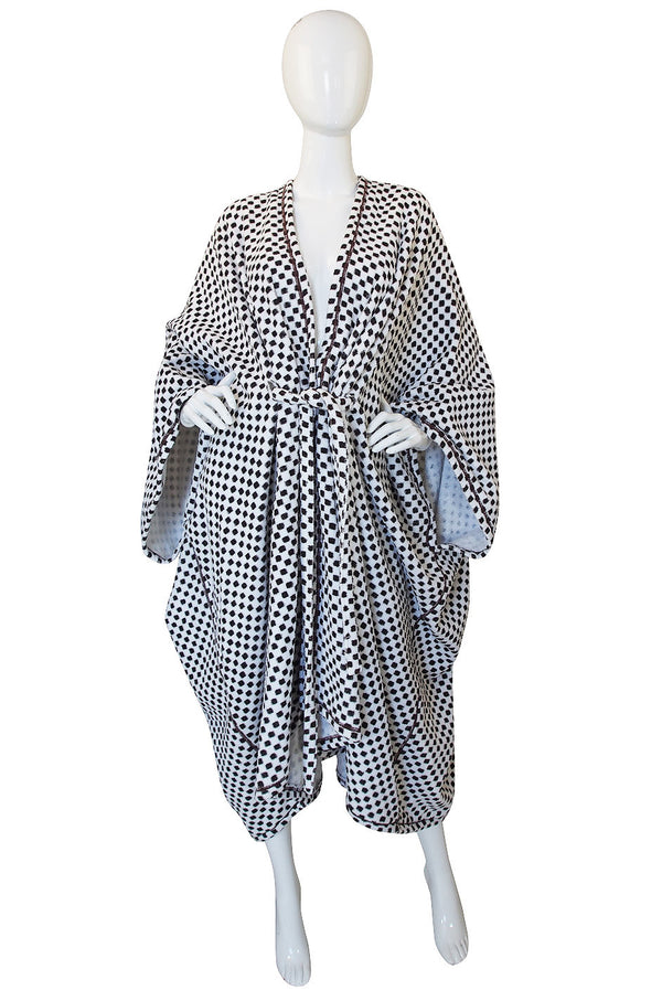 1970s Rare Ungaro Toweling Beach Caftan