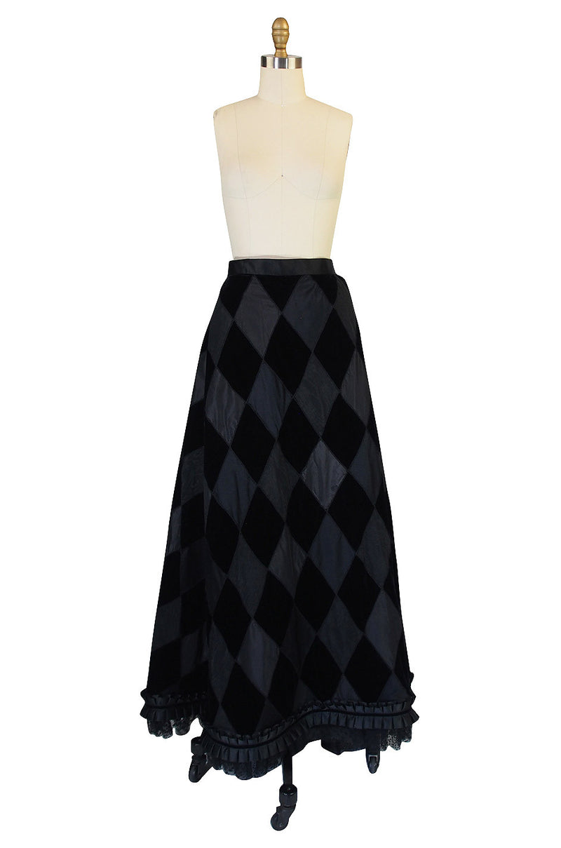 c1980 XL Yves Saint Laurent Ball Gown Skirt