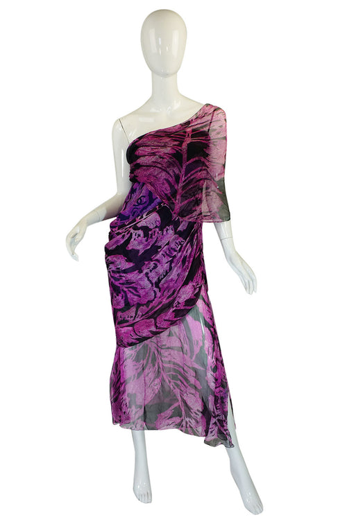 2000 Chanel Silk Chiffon Goddess Dress