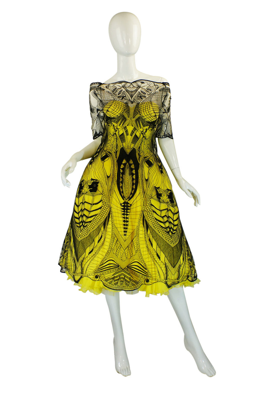 R2010 Alexander McQueen Tattoo Dress – Shrimpton Couture