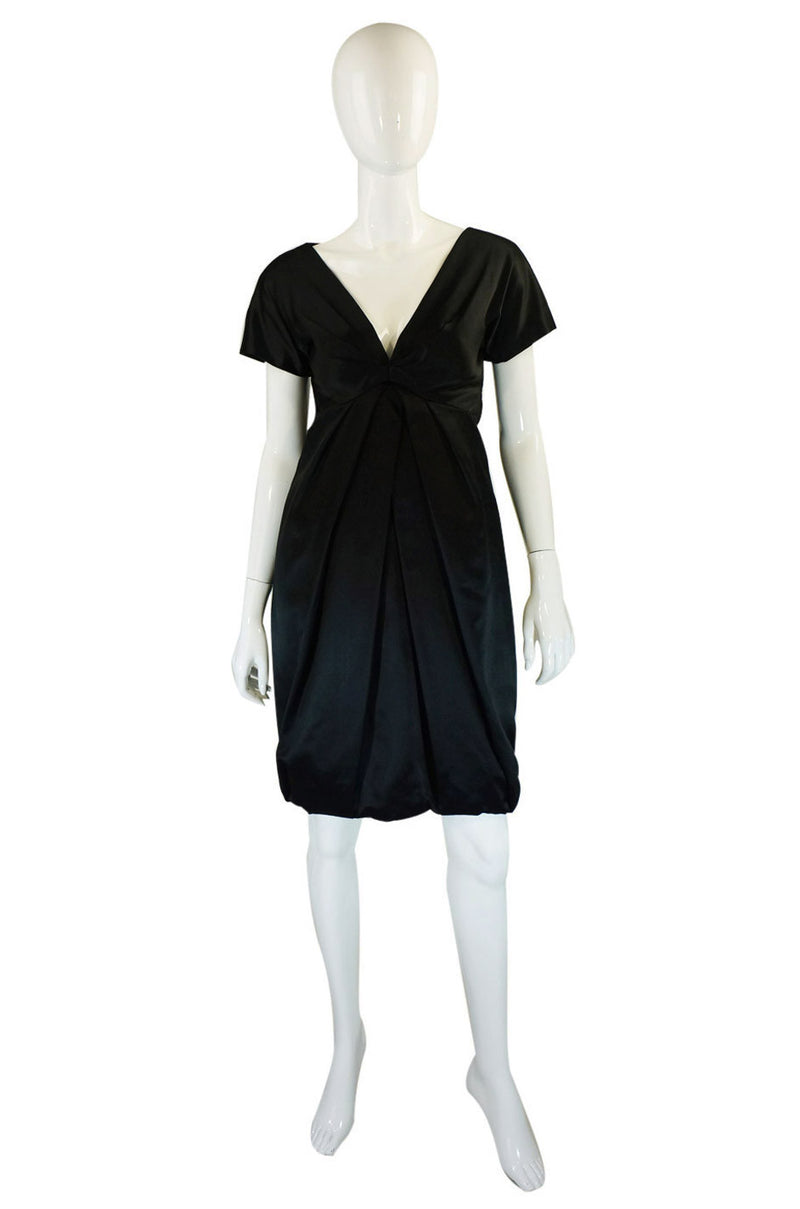 2009 Alexander McQueen Silk Satin Dress