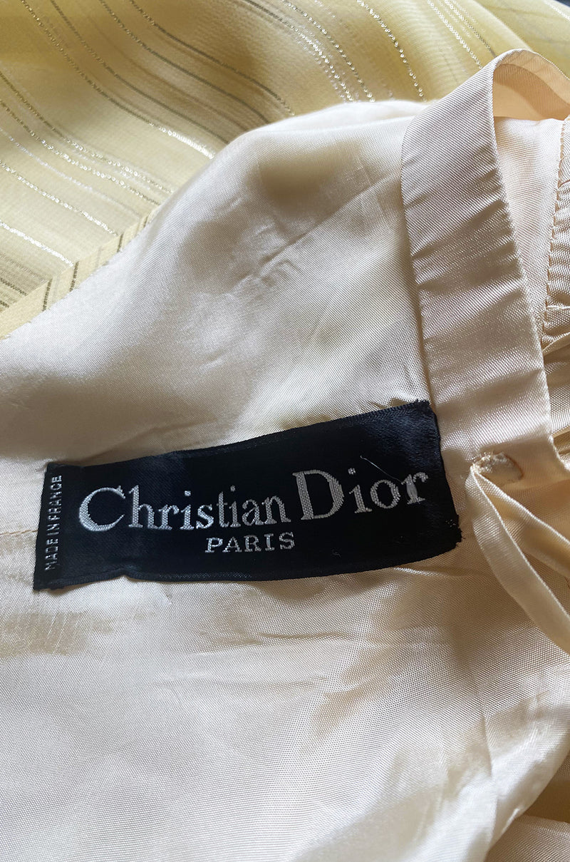 Spring 1976 Christian Dior by Marc Bohan Couture Metallic