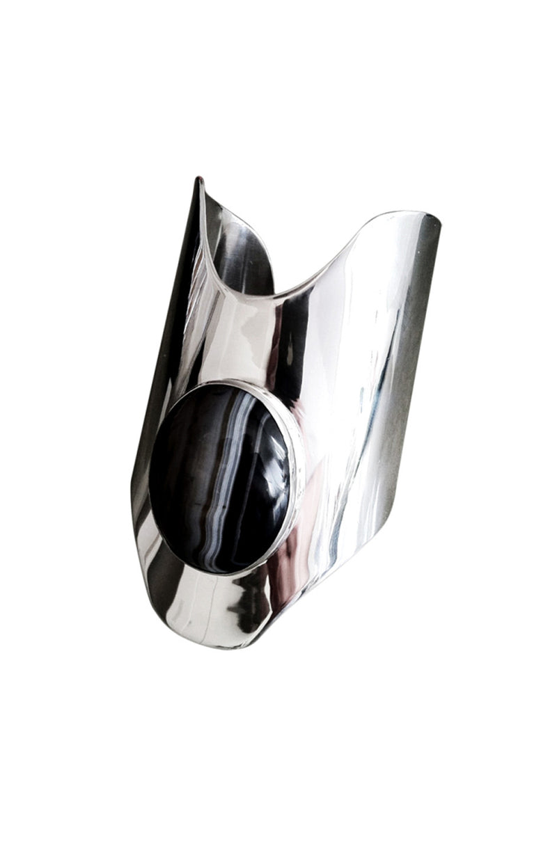 Silver Studio Modernist Cuff circa 1970