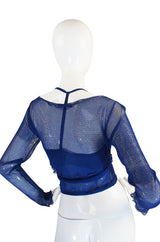 1990s Romeo Gigli Net Tank and Top Set
