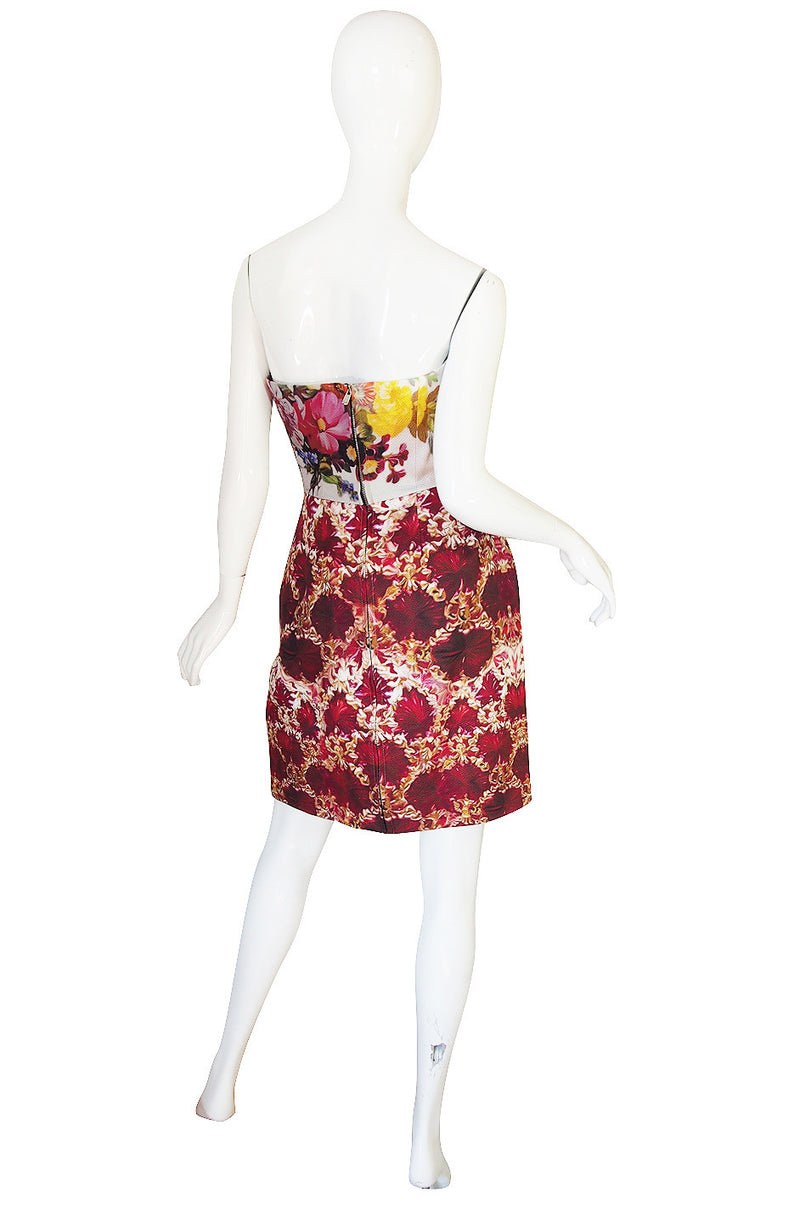 Fall 2011 Mary Katranzou Strapless Print Dress