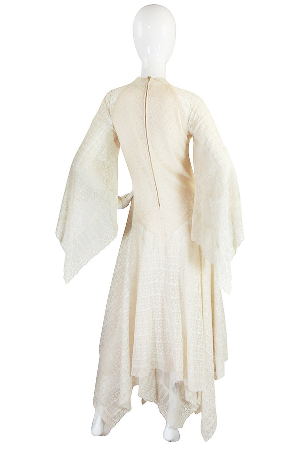 1970s Handkerchief Hem Giorgio di Sant Angelo Dress