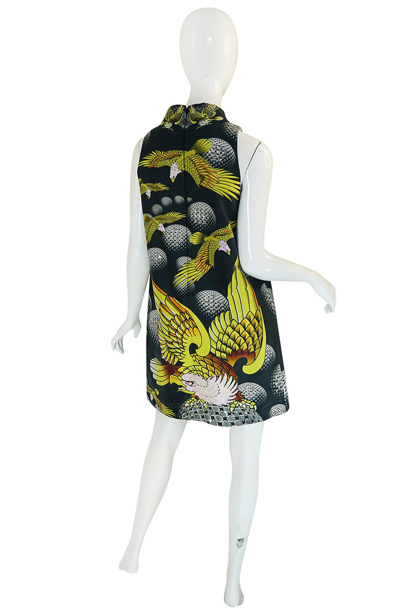 Recent Manish Arora Beaded & Sequin Eagle Print Dress