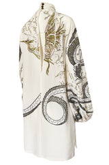 Spring 2013 Peter Dundas for Emilio Pucci Embroidered Dragon Dress