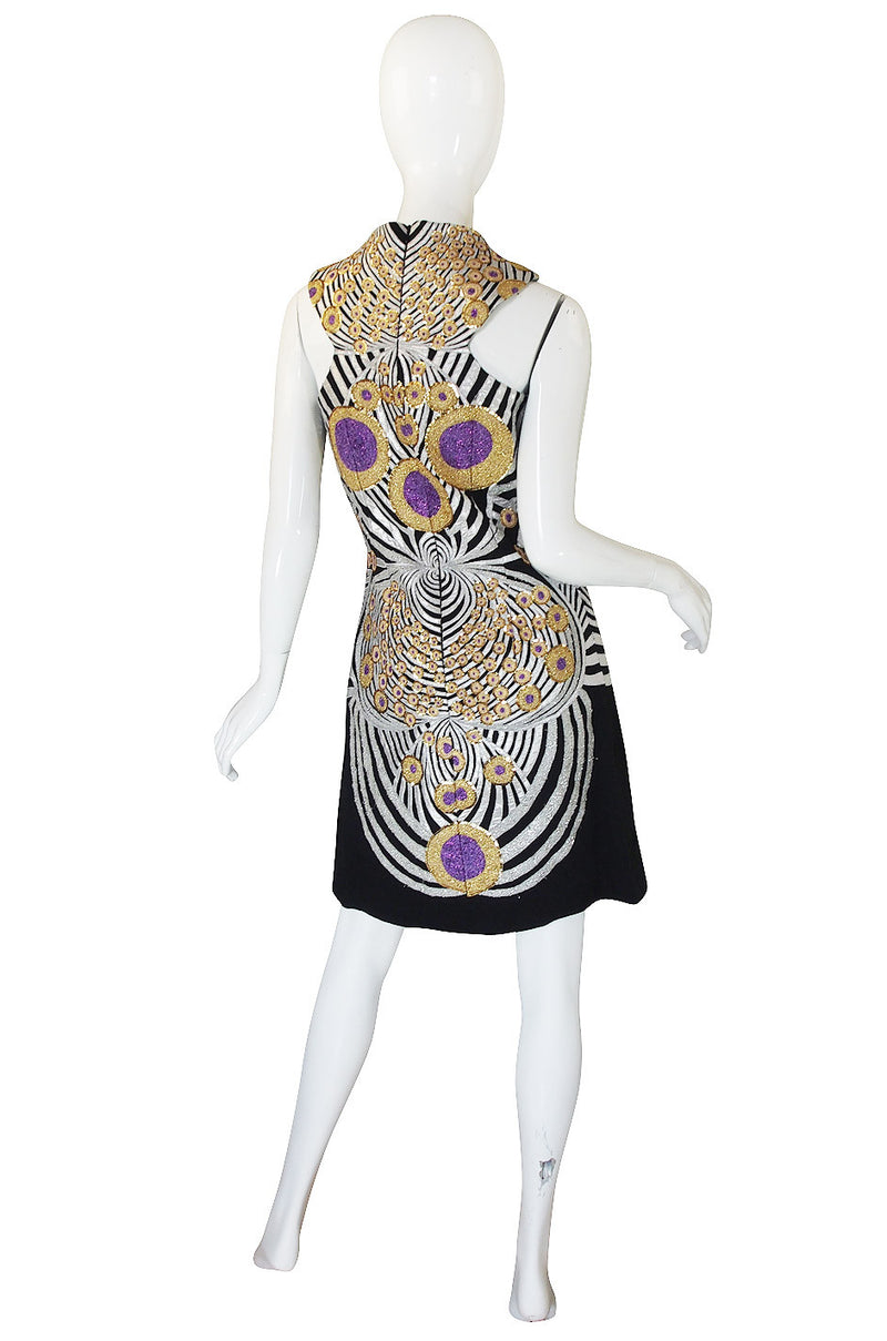 Recent Metallic Embroidery Manish Arora Dress