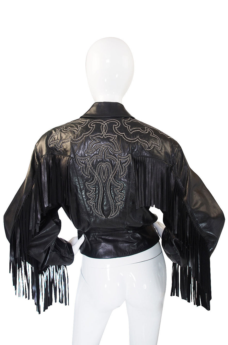 1979 Claude Montana Fringed Leather Jacket – Shrimpton Couture