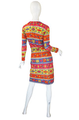 1960s Silk Jersey Pucci with Crystal Coppola Belt