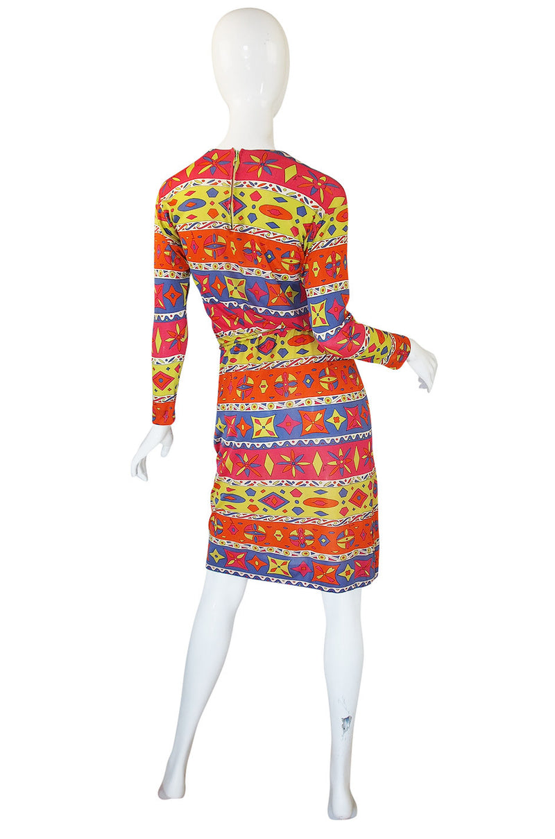 1960s Silk Jersey Pucci with Crystal Coppola Belt