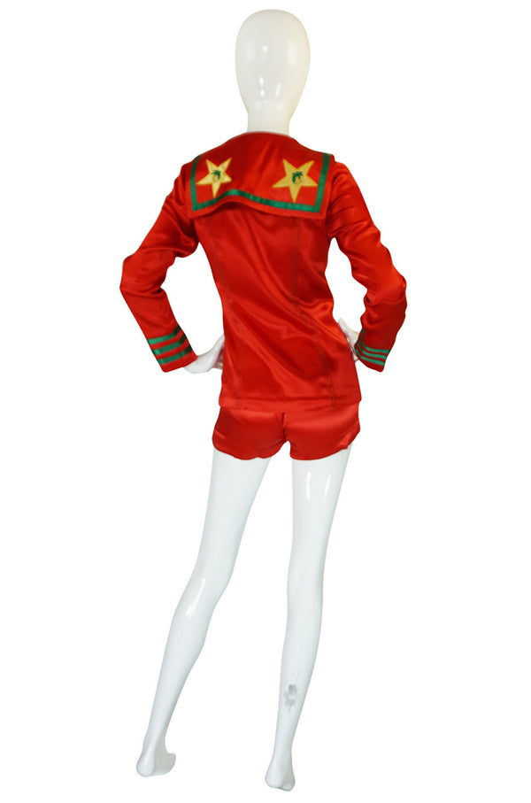 1971 Astrid Lundstrom's Mr Freedom Sailor Suit Shorts Set