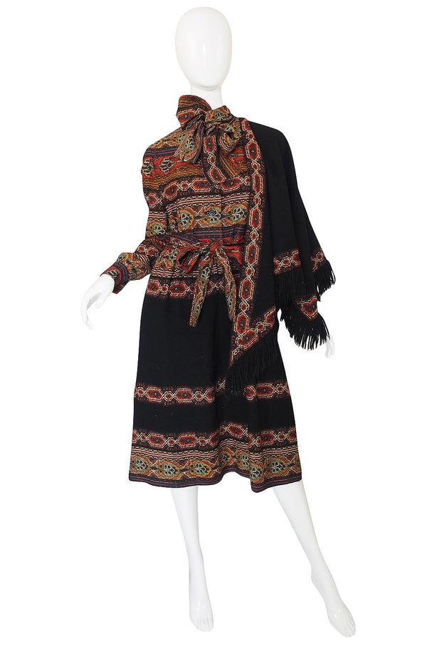 1960s Oscar de la Renta Dress & Shawl