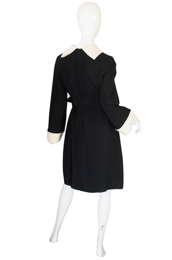 1960s Norman Norell with Removable Collar & Cuffs