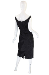 c2009 Black Silk Alexander McQueen Plunge Dress