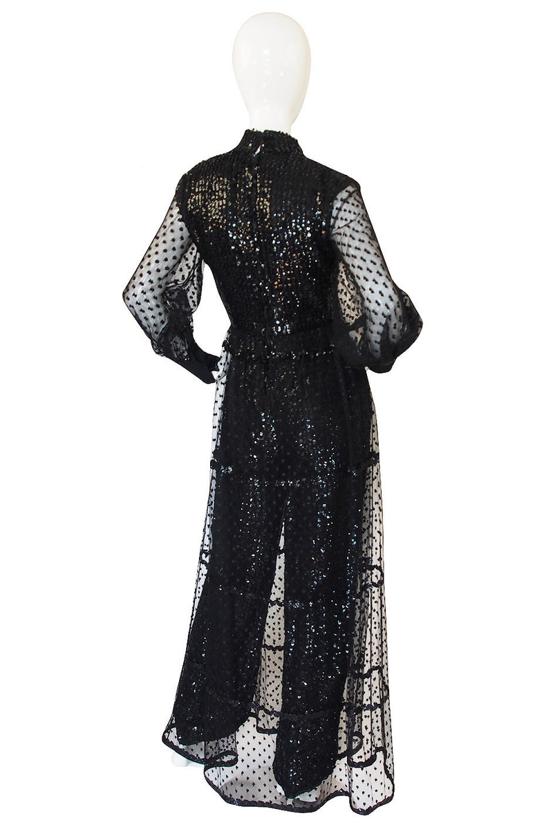 1960s Oscar De La Renta Sequin Jumpsuit – Shrimpton Couture