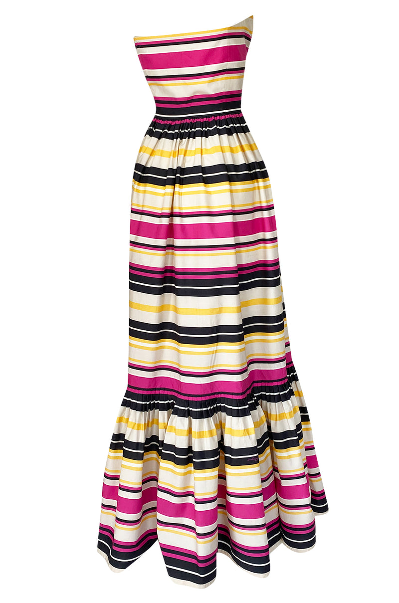 Erica Dress Rainbow Multi Stripe