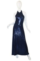 1970s Sequin Harold Levine Dress & Jacket