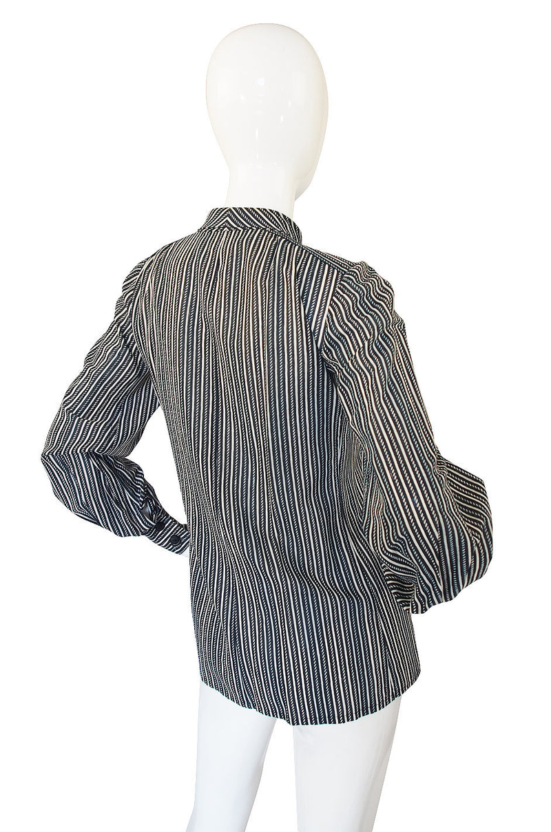 1970s Emanuel Ungaro Striped Top