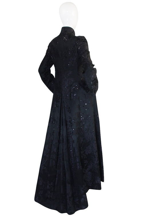 1960s Phenomenal George Halley Sequin Evening Coat