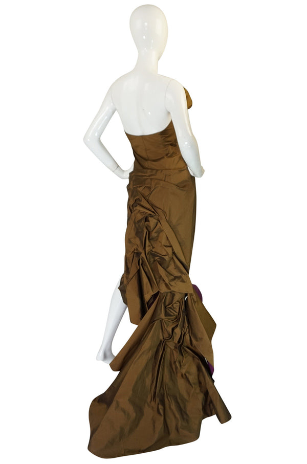 F/W 2005 Christian Lacroix Extraordinary Leather Detailed Dress