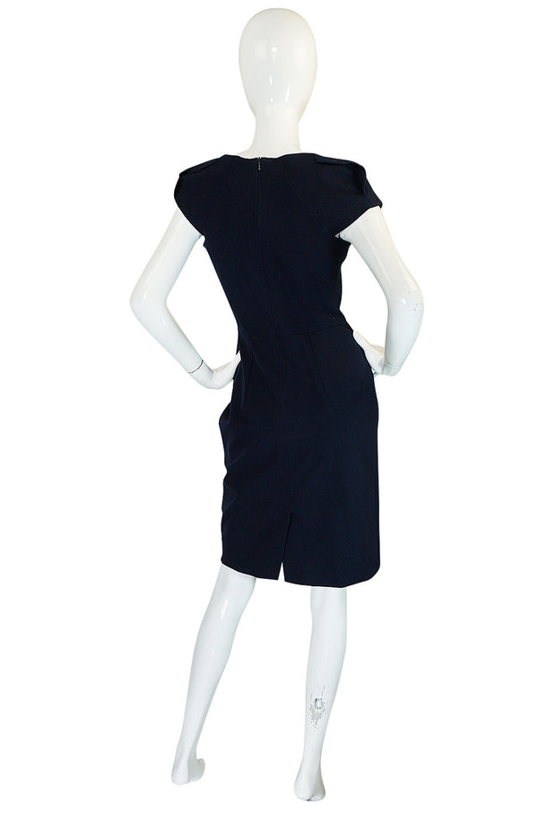 F/W 2007 RM by Roland Mouret Navy "Moon" Dress