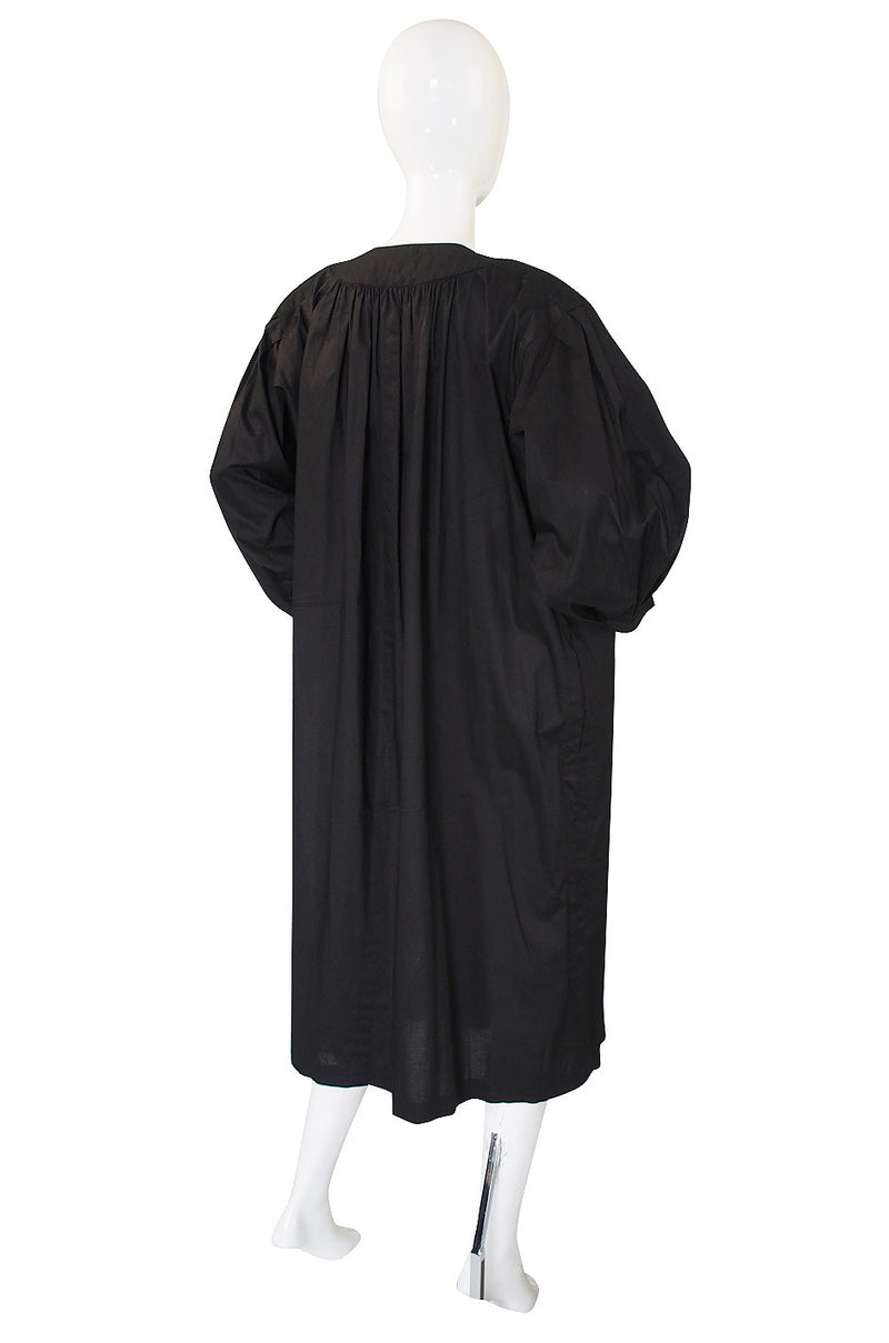 1980s Yves Saint Laurent Painters Smock Dress
