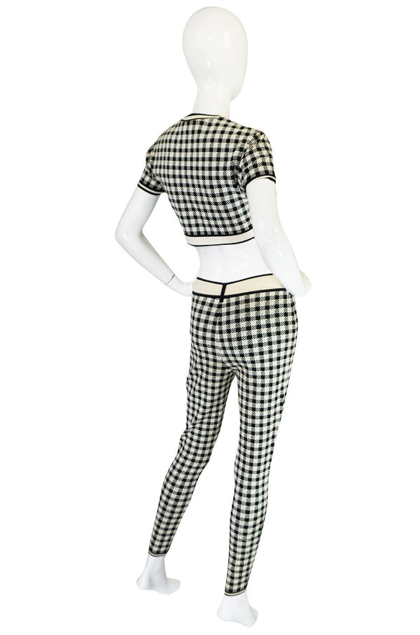 Spring 1991 Alaia "Tati"  Museum Held Crop Top & Leggings