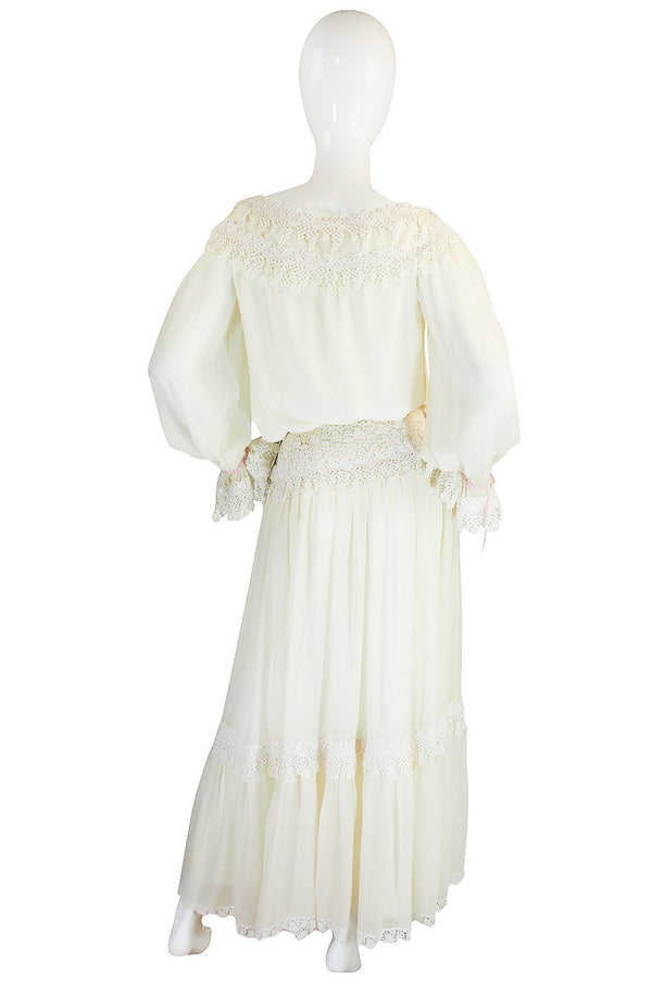 1977 Yves Saint Laurent Haute Couture Museum Piece