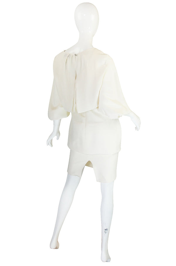 Resort 2012 Runway Chanel Silk Cream Dress