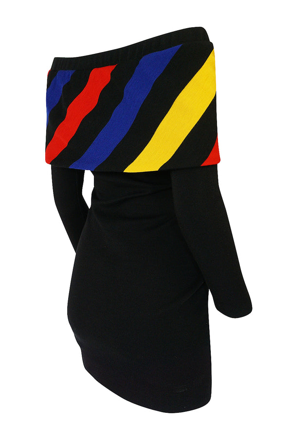 Museum Exhibited A/W 1989-1990 Patrick Kelly Off Shoulder Dress