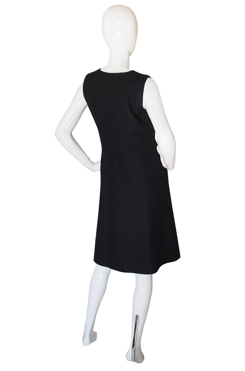 1960s Courreges Couture Future Shift Dress